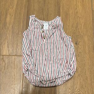 Striped Sleeveless Top